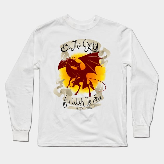 Inspirational Jersey Devil Long Sleeve T-Shirt by bonescaro